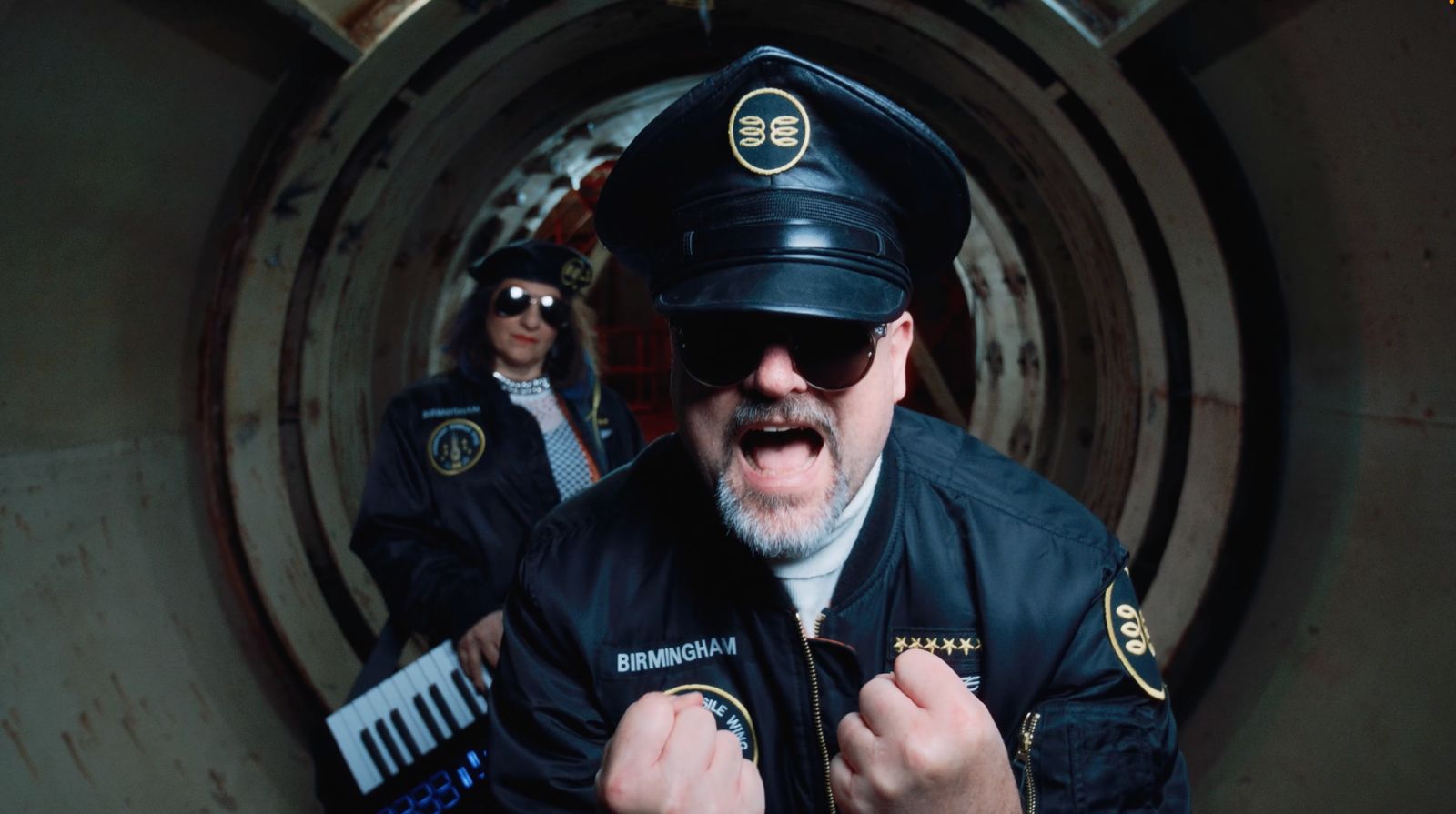 Still from our missile silo video for "Able Archer"